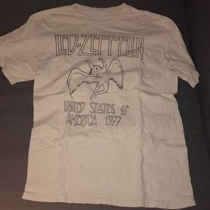 Grey John Gault Led Zeppelin oversized tee